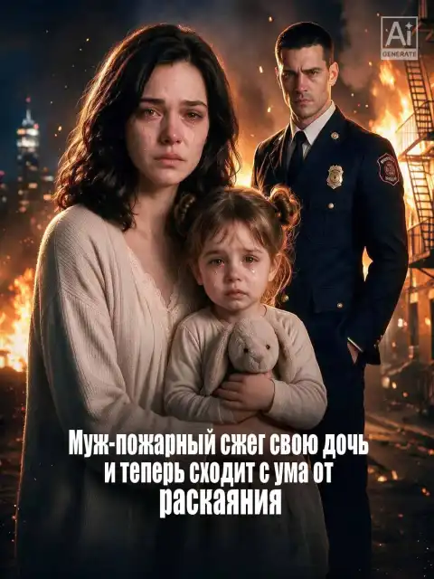 Муж-пожарный сжег свою дочь и теперь сходит с ума от раскаяния